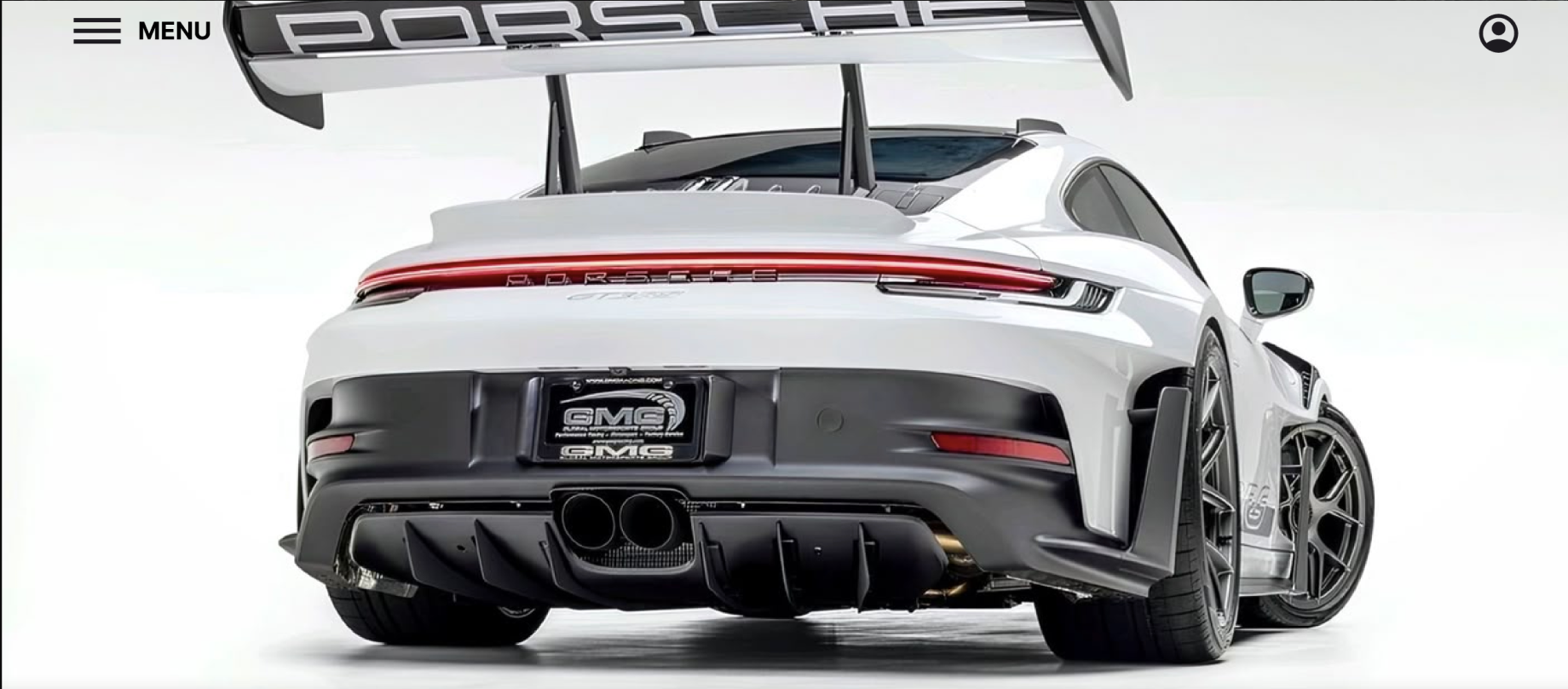 Porsche website concept