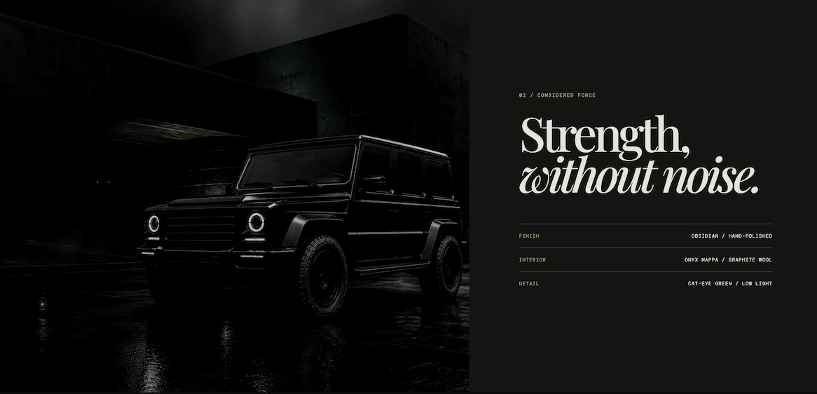 M Wagon details screen